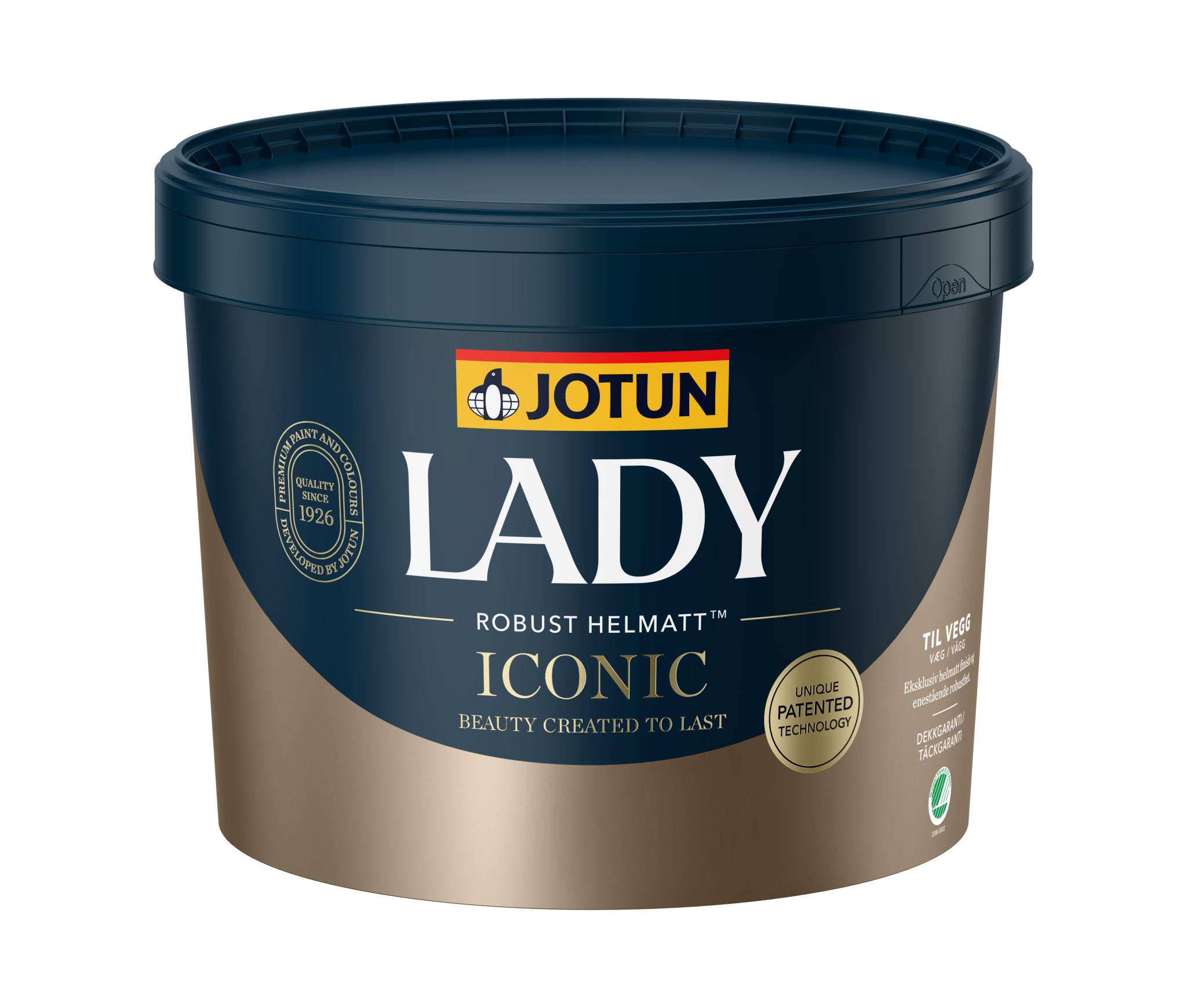 JOTUN LADY WONDERWALL Tonet Farve / 2,7L - Loft - & Vægmaling